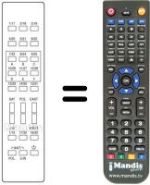 Replacement remote control SAT