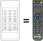 Replacement remote control TC 556