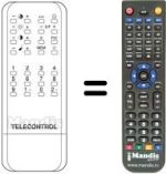 Replacement remote control TELECONTROL