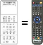 Gleichwertige Fernbedienung TELECONTROL 2101