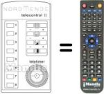 Gleichwertige Fernbedienung TELECONTROL II