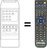 Replacement remote control Nobliko TVC 30 PROG