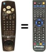 Replacement remote control LG 2380 P