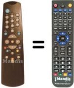 Replacement remote control Radix DVB 620