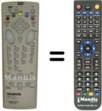 Replacement remote control Hifivox DTH 210