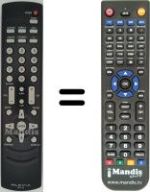 Replacement remote control OLEVIA RC-LTL