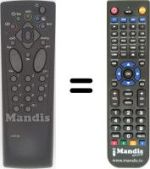 Replacement remote control Thomson 14124RL