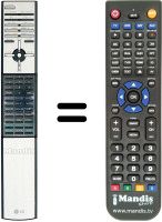 Gleichwertige Fernbedienung LG 6710V00100A