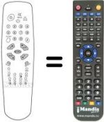 Gleichwertige Fernbedienung Akai TV2007