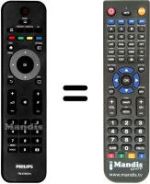 Replacement remote control Philips 26HFL3232D / 10