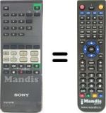 Gleichwertige Fernbedienung Sony A-1470-801A