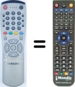 Gleichwertige Fernbedienung Samsung AA59-00116B