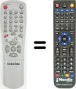 Replacement remote control Samsung SV430F