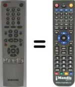 Replacement remote control Samsung SV445G