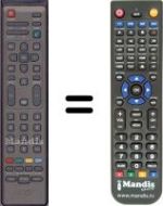 Replacement remote control Acer AT1930