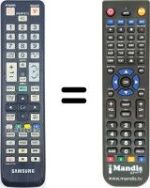Gleichwertige Fernbedienung Samsung UE32C6200RS/XZG