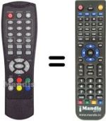 Replacement remote control GE SER DT6800