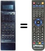 Gleichwertige Fernbedienung Sanyo 3800EX