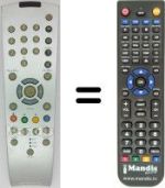 Replacement remote control TP 120 C
