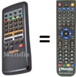 Gleichwertige Fernbedienung Sanyo C14EH85