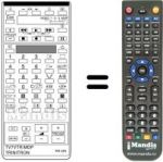 Replacement remote control REMCON643