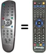Gleichwertige Fernbedienung LG 6710V00044K