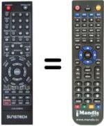 Replacement remote control REMCON1245