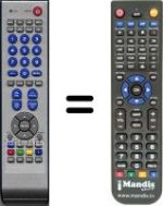 Replacement remote control NordMende N3205LB
