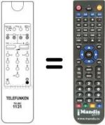 Replacement remote control REMCON611