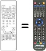 Replacement remote control RC-U