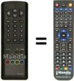 Gleichwertige Fernbedienung LG CB14E80X