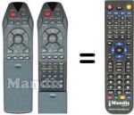 Replacement remote control RC2550