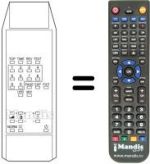 Replacement remote control RC390