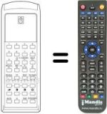 Replacement remote control RC45