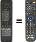 Replacement remote control Philips RC5903