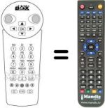 Replacement remote control RC8220 / CA