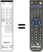 Gleichwertige Fernbedienung Sony KV-2964MT