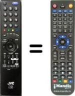 Replacement remote control JVC LT-42DS9BU / F
