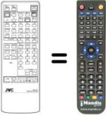 Gleichwertige Fernbedienung JVC RM-C707