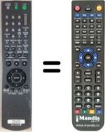Replacement remote control Sony RMTD152E