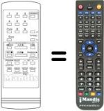 Replacement remote control REMCON1314