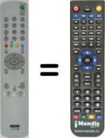 Gleichwertige Fernbedienung Sony KV-29LS40K