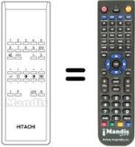 Gleichwertige Fernbedienung Hitachi CPT1570