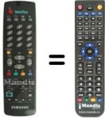 Gleichwertige Fernbedienung Samsung AA59-00007B