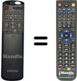 Gleichwertige Fernbedienung Samsung AA59-10020M