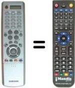 Gleichwertige Fernbedienung Samsung BN59-00378B