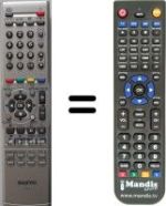 Replacement remote control Sanyo CE32LD6BKC