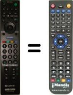 Replacement remote control RM-GA020