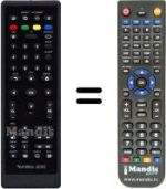 Replacement remote control STOREX TwinBox 230