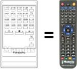 Gleichwertige Fernbedienung Panasonic TNQ1603